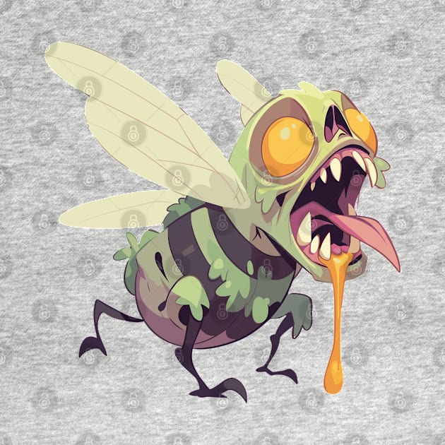 Halloween Zombee - Spooky Month Monster by Lunatic Bear